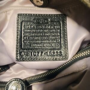 Coach Black Leather Women's Bag